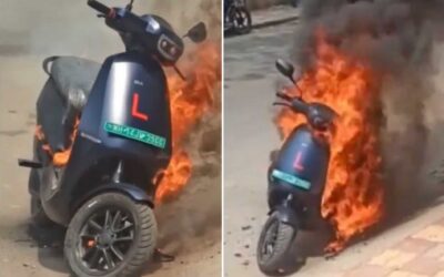 Ola e-scooter catches fire in Pune, Co investigating matter