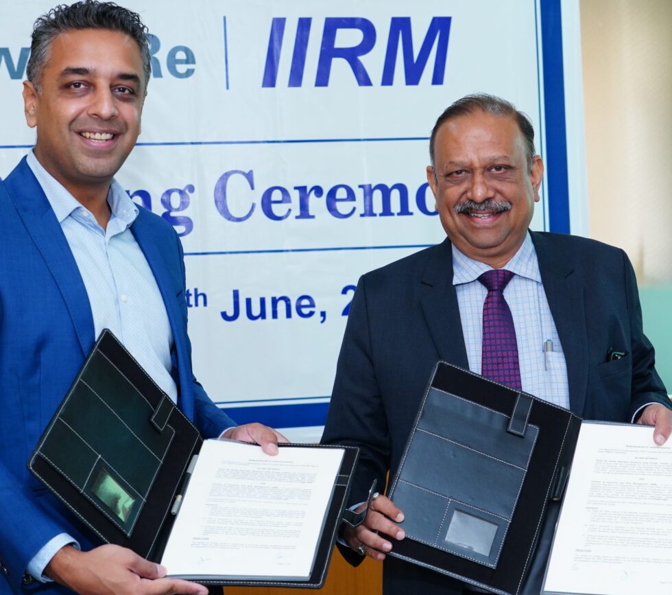 Swiss Re Signs MoU With IIRM To Enhance Capability Building Programs In ...