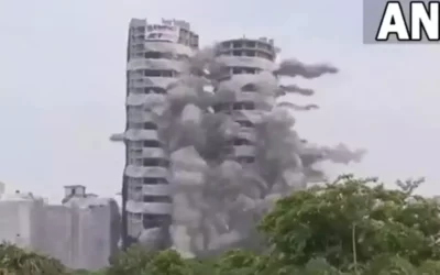 Supertech takes Rs 100 crore cover for demolition of its twin towers in Noida