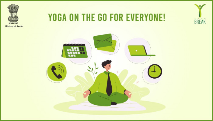 Centre asks employees to take ‘Y-Break – Yoga at office chair’ to de-stress, refresh and refocus