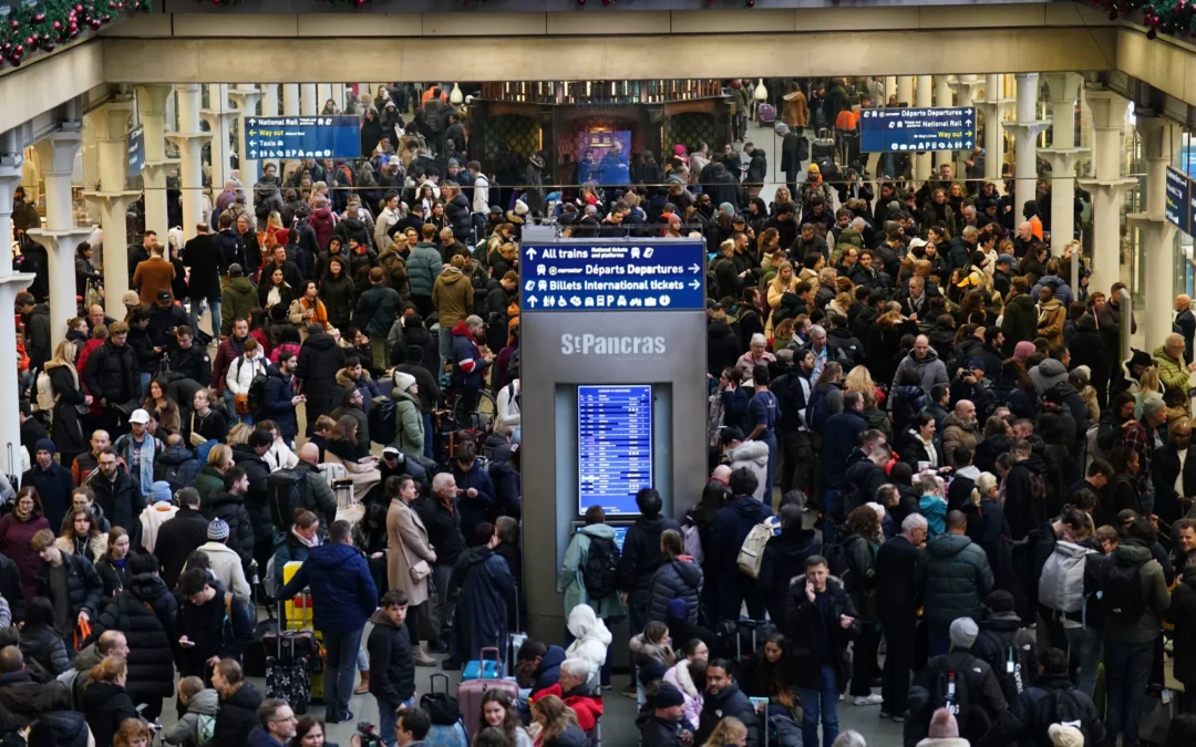 Eurostar cancels trains due to flooding, stranding hundreds of travelers in Paris and London