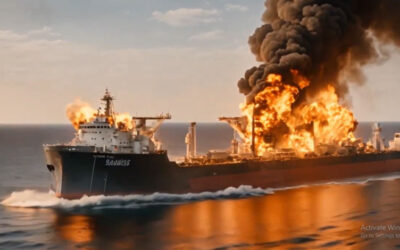 Oil tanker on fire in Gulf of Aden after missile attack by Houthis
