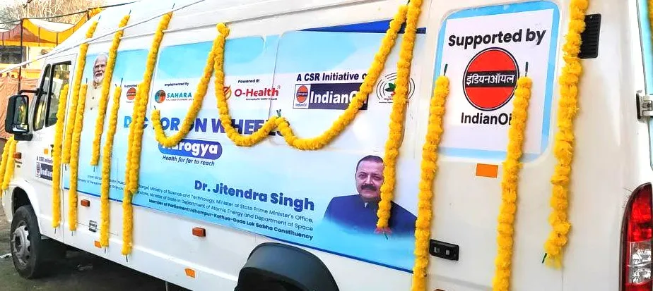 “Doctor on Wheels”: the first-of-its-kind, state-of-the-art, AI driven free Mobile Telemedicine Clinic launched in J&K