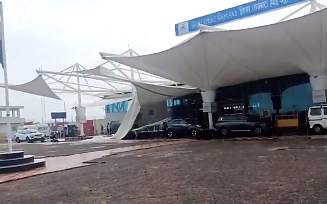 Canopy collapses at Rajkot Airport, 3rd such event in 3 days