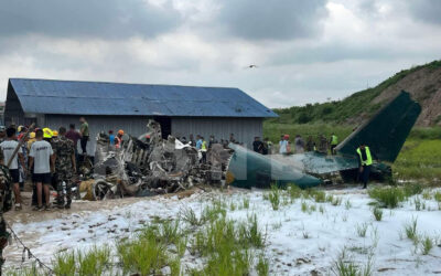 18 killed as plane crashes during takeoff at Kathmandu airport