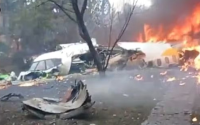 Flight and voice data boxes extracted from crashed Brazilian plane