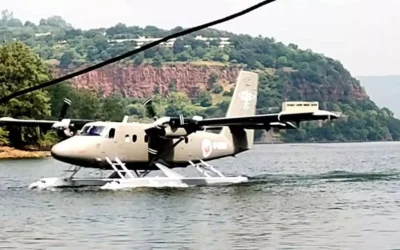 Andhra CM launches demo seaplane flight from Vijayawada to Srisailam