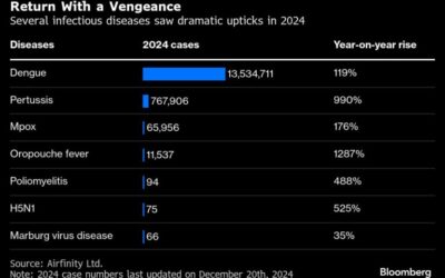 Some infectious diseases saw a huge surge in 2024