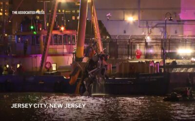 Tourist helicopter crashes into New York’s Hudson River, killing all six aboard