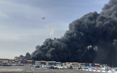 A massive explosion at Iran’s largest port linked to missile fuel shipment kills 18, injures some 800