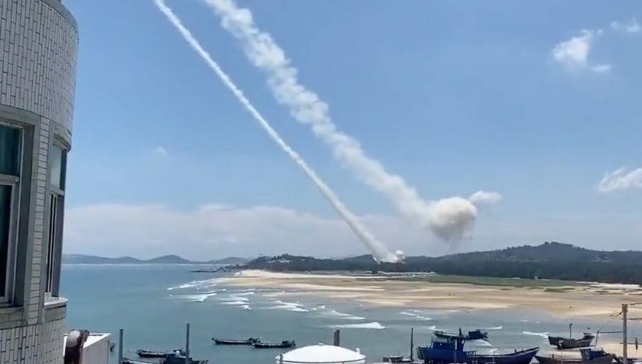 Chinese military conducts large-scale drills around Taiwan