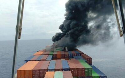 Firefighting efforts intensify aboard Singapore vessel after explosion off Kerala coast