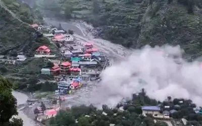 Cloudbursts landslides in Uttarakhand 6 killed 11 missing